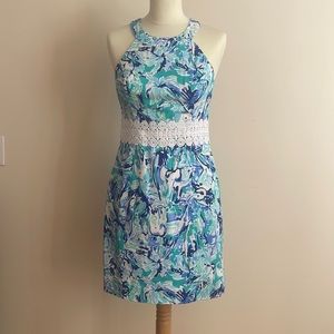 NWT Lilly Pulitzer Ashlyn Shift Dress in Elephant Appeal Size 0